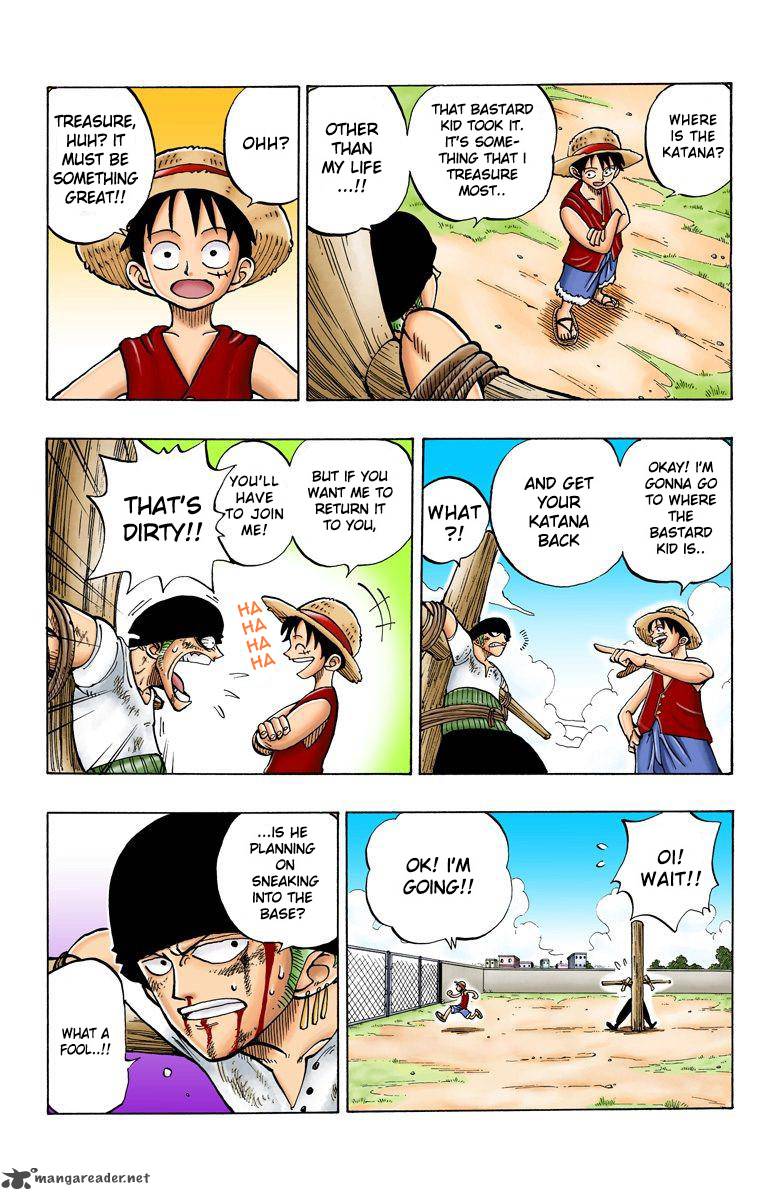 One Piece Colored Chapter 4 Page 8