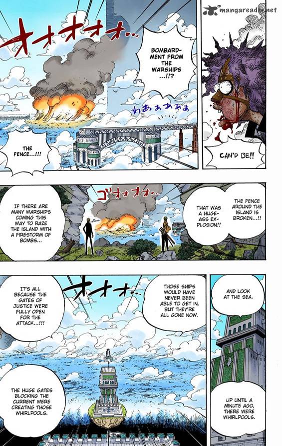 One Piece Colored Chapter 420 Page 9