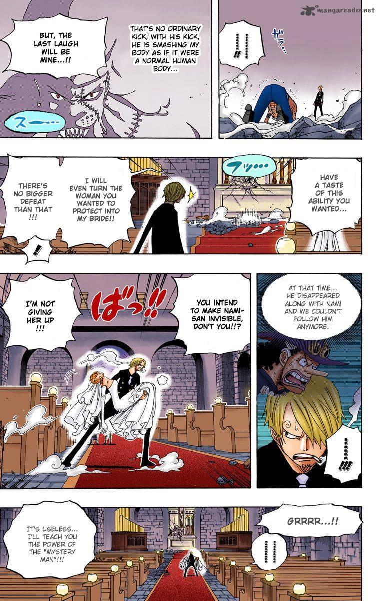 One Piece Colored Chapter 464 Page 11