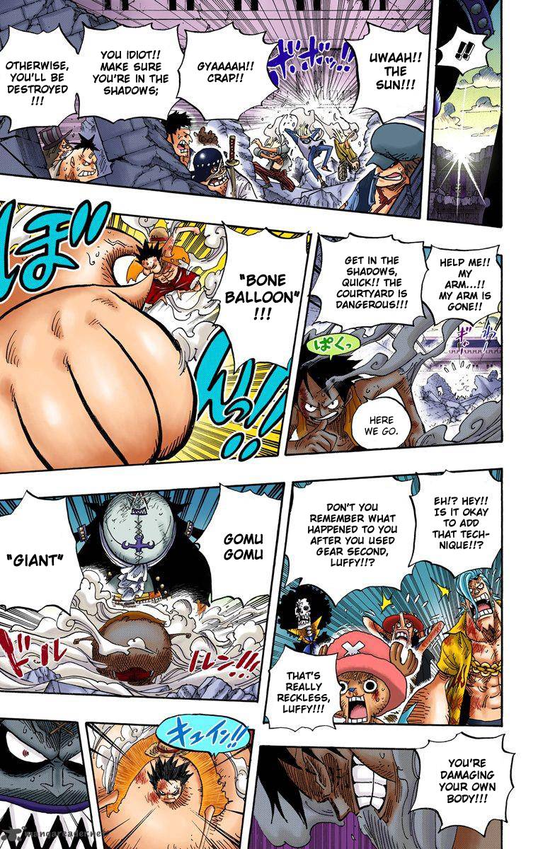 One Piece Colored Chapter 482 Page 14