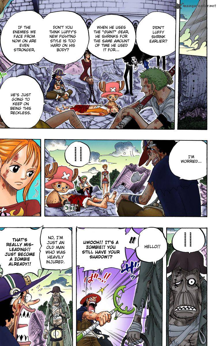 One Piece Colored Chapter 483 Page 11