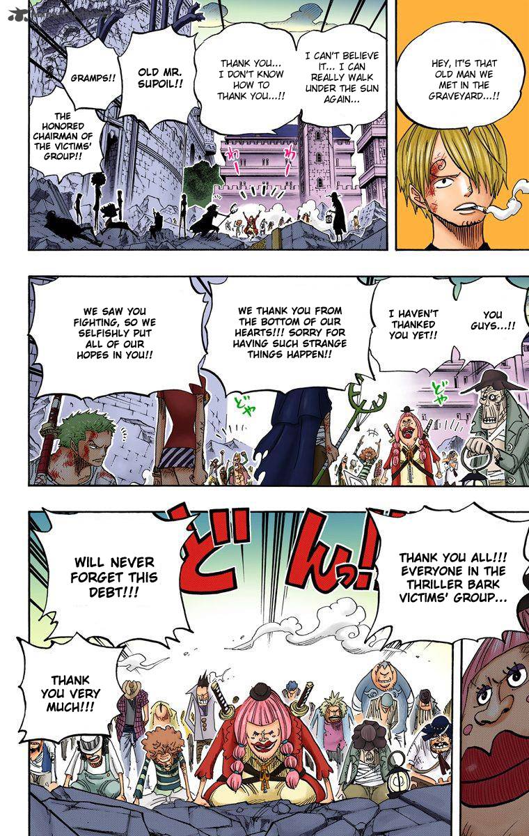 One Piece Colored Chapter 483 Page 12