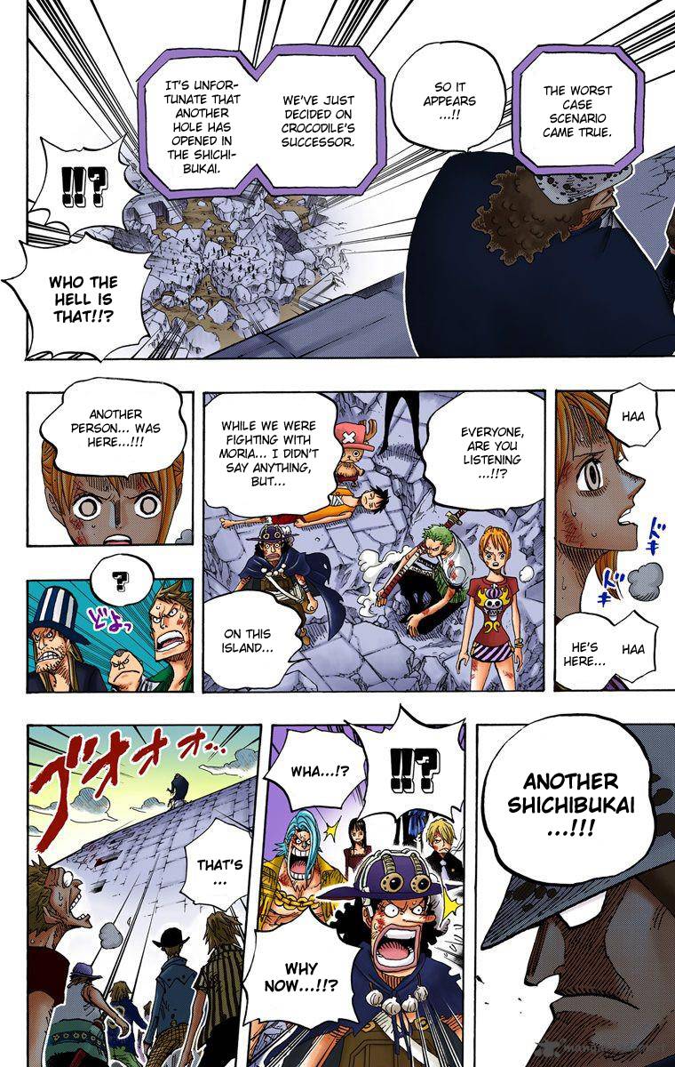 One Piece Colored Chapter 483 Page 14