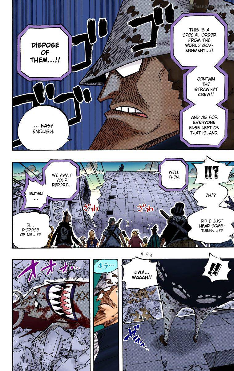 One Piece Colored Chapter 483 Page 16