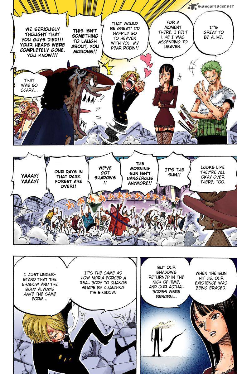 One Piece Colored Chapter 483 Page 8