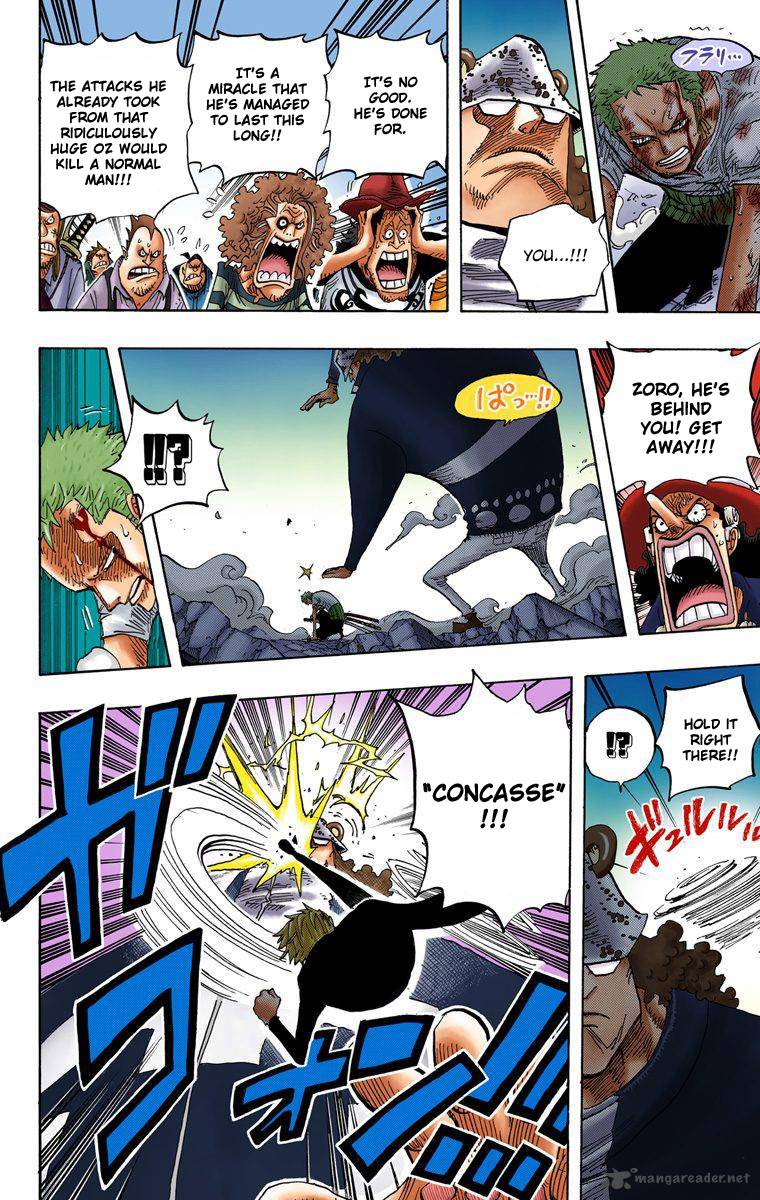One Piece Colored Chapter 484 Page 15