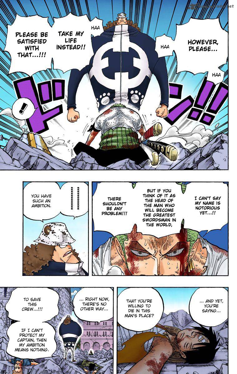 One Piece Colored Chapter 485 Page 12