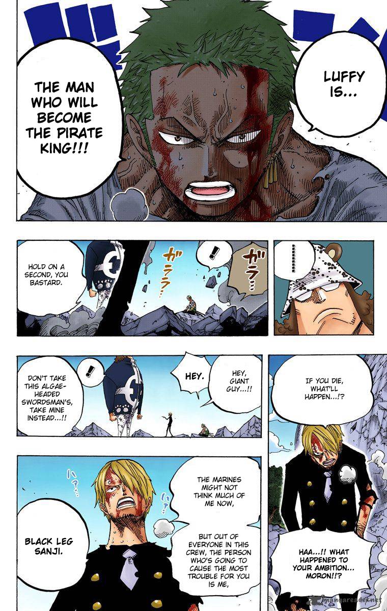 One Piece Colored Chapter 485 Page 13