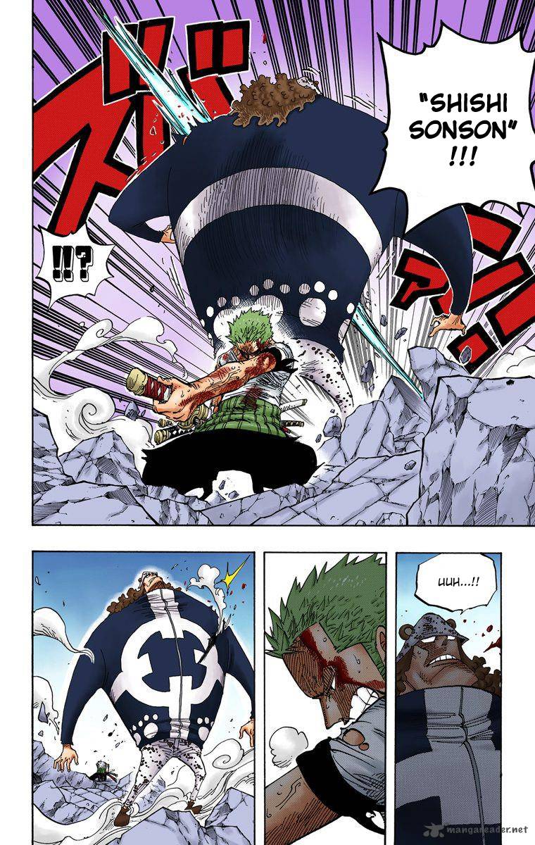 One Piece Colored Chapter 485 Page 7