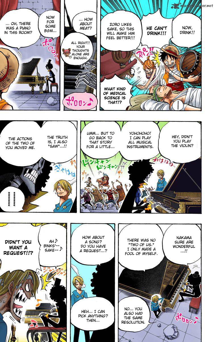 One Piece Colored Chapter 486 Page 14