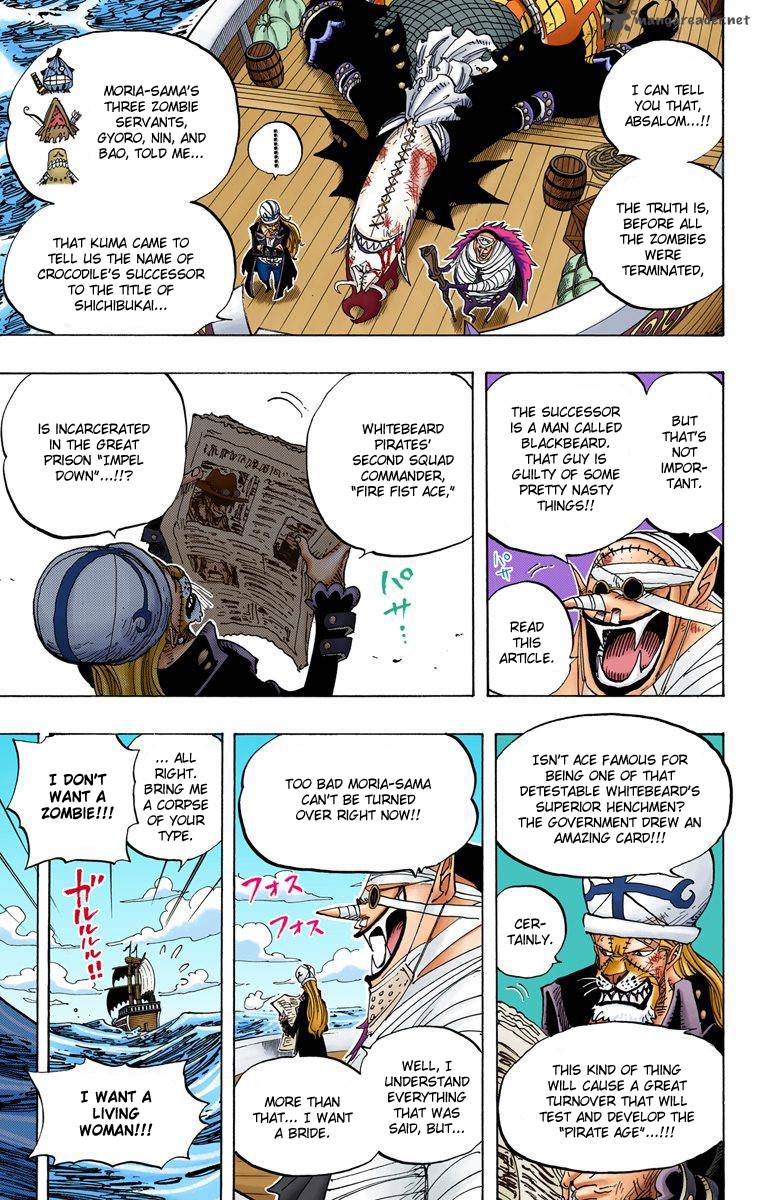 One Piece Colored Chapter 486 Page 4