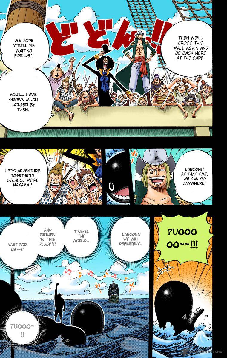 One Piece Colored Chapter 487 Page 12