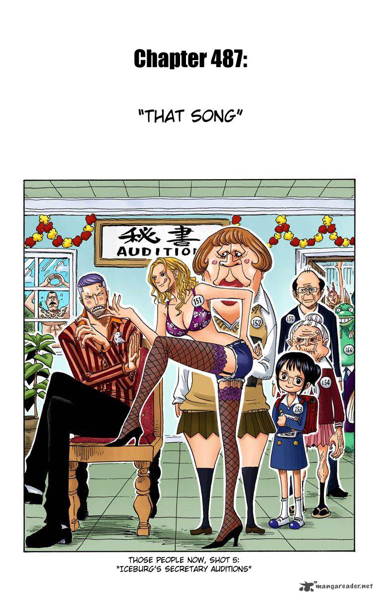 One Piece Colored Chapter 487 Page 2