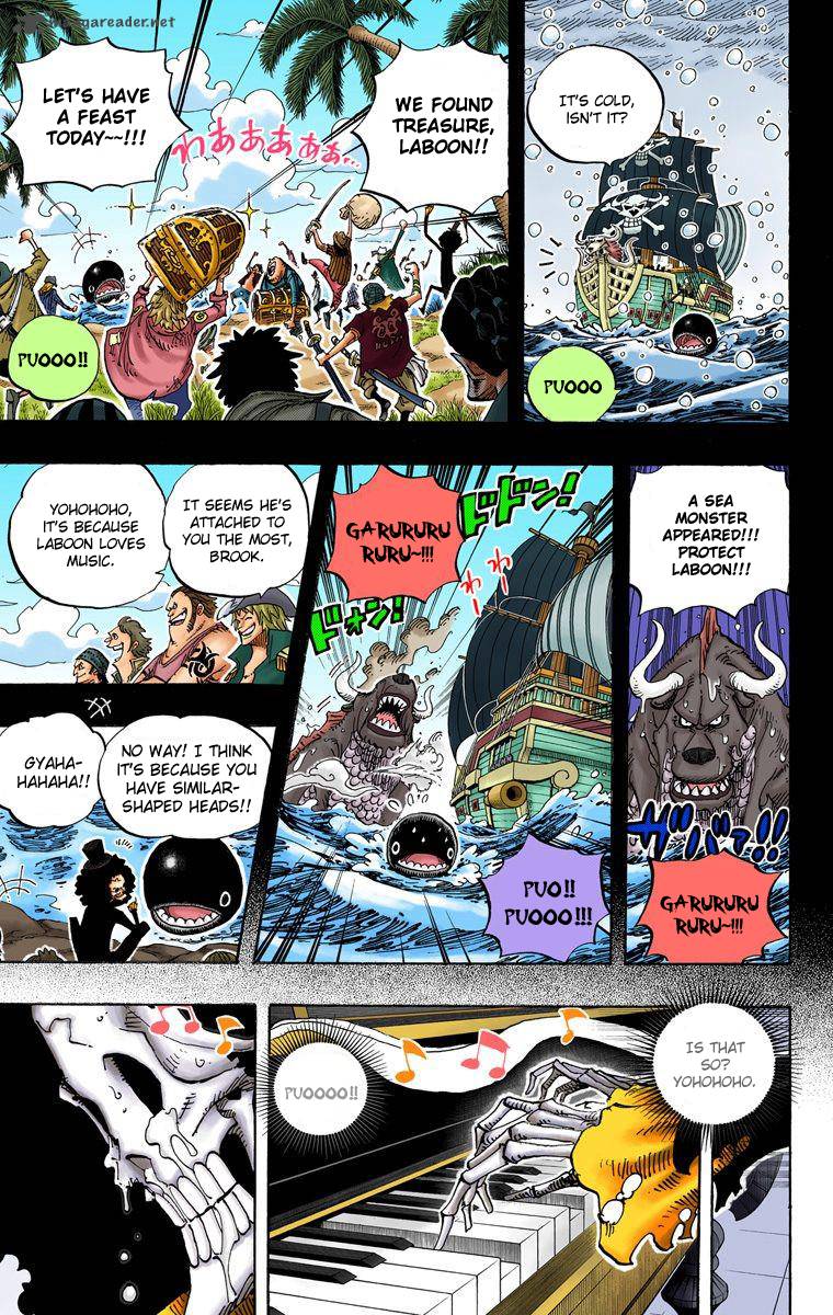 One Piece Colored Chapter 487 Page 6