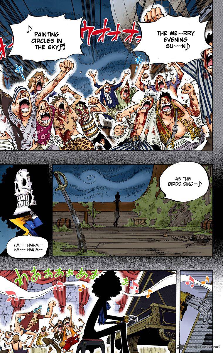 One Piece Colored Chapter 488 Page 14