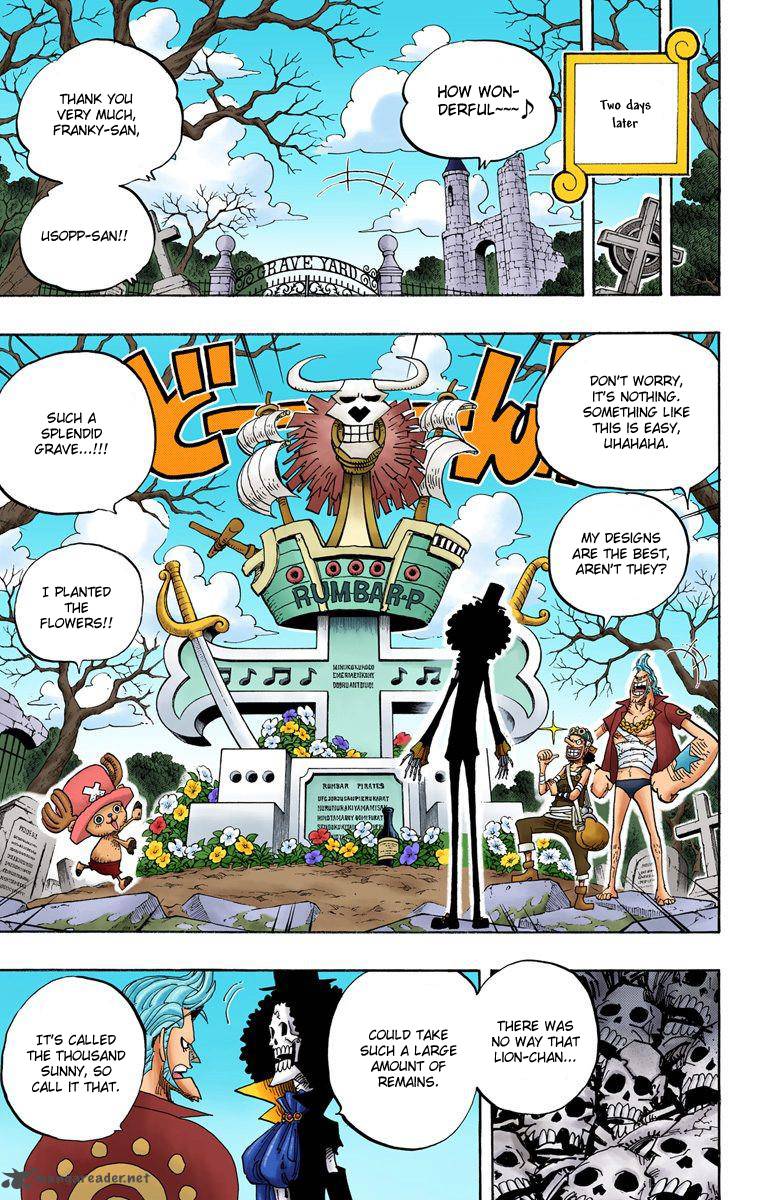 One Piece Colored Chapter 489 Page 11