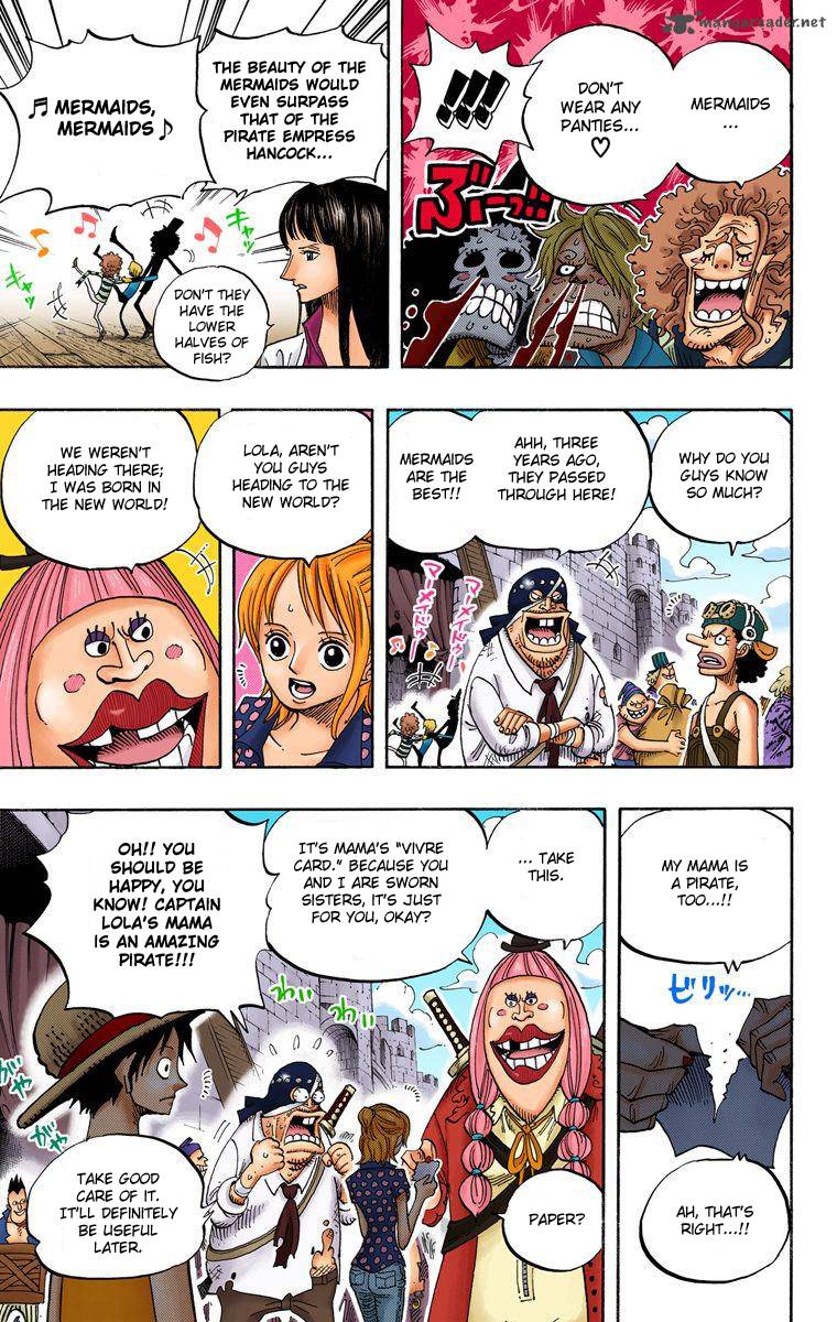 One Piece Colored Chapter 489 Page 15