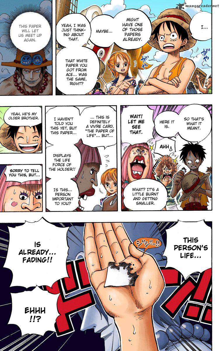 One Piece Colored Chapter 489 Page 17