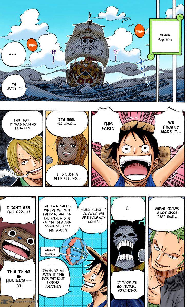 One Piece Colored Chapter 490 Page 10