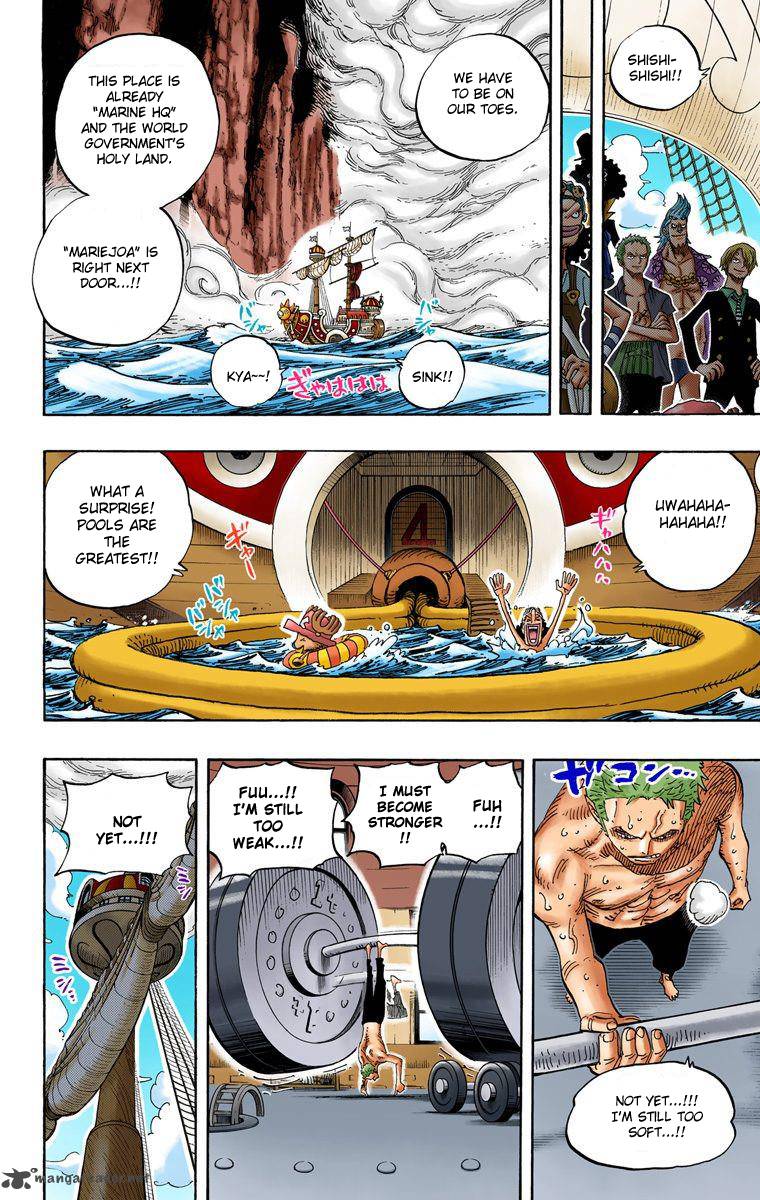 One Piece Colored Chapter 490 Page 12