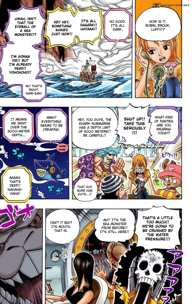 One Piece Colored Chapter 490 Page 13