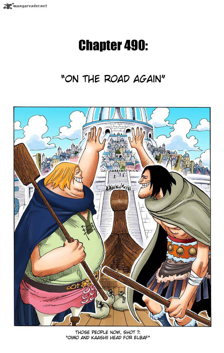 One Piece Colored Chapter 490 Page 2