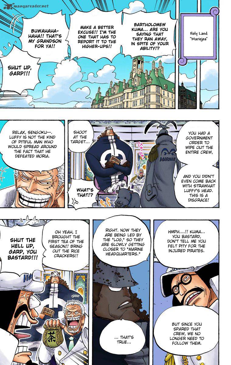 One Piece Colored Chapter 490 Page 8