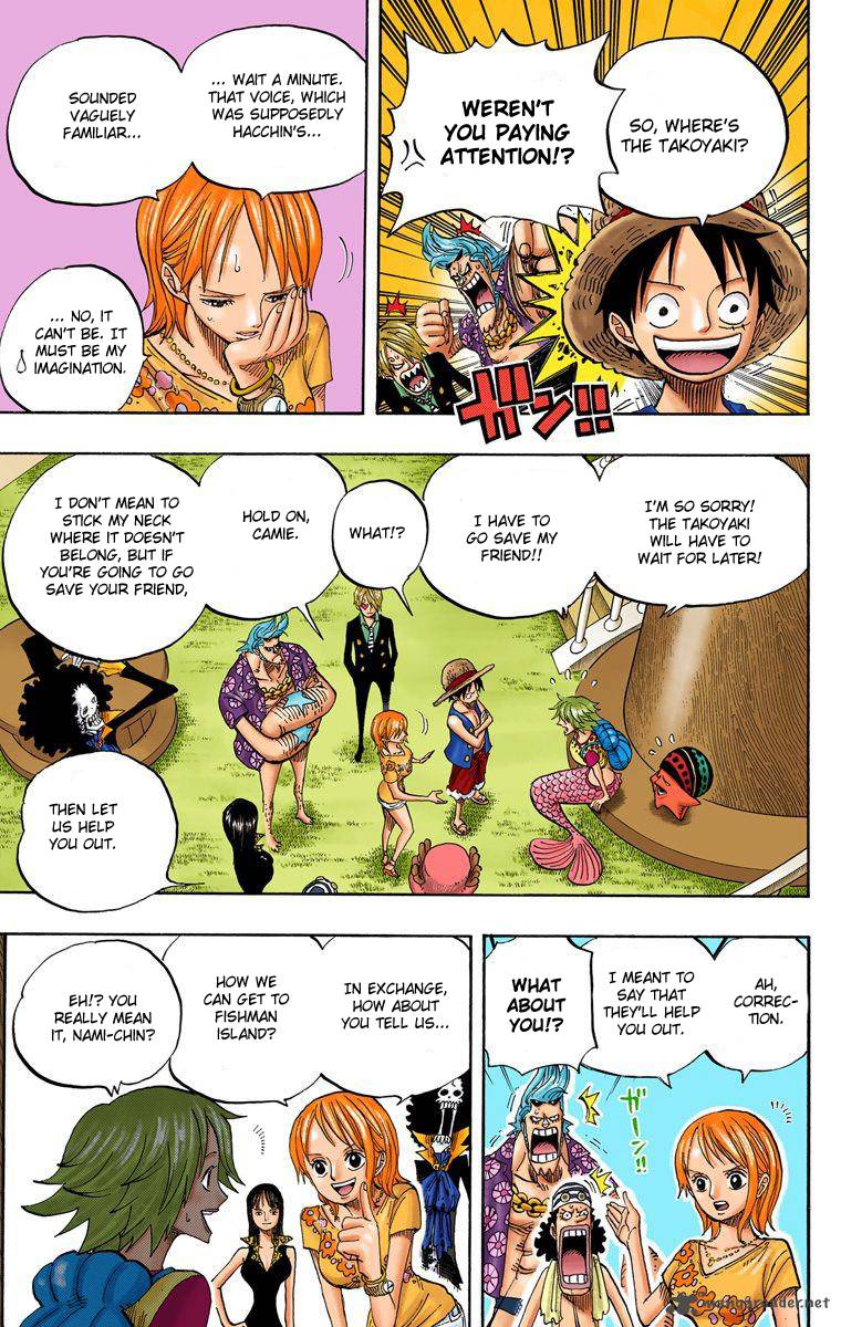 One Piece Colored Chapter 491 Page 10