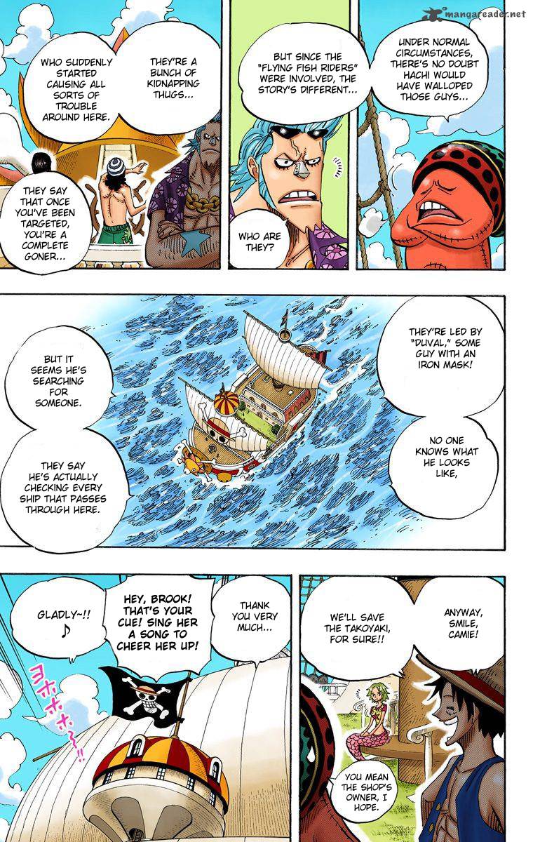 One Piece Colored Chapter 491 Page 16