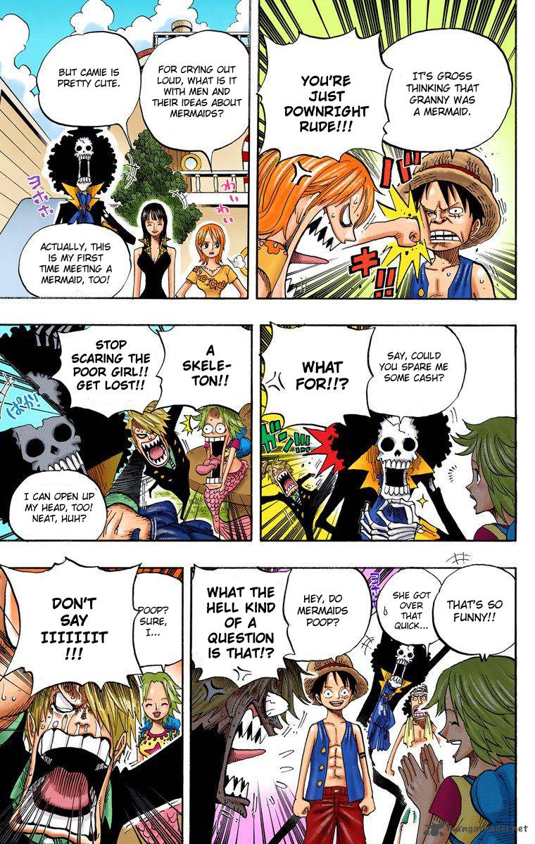 One Piece Colored Chapter 491 Page 4
