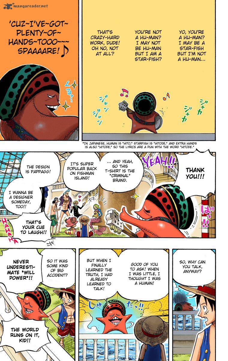 One Piece Colored Chapter 491 Page 6