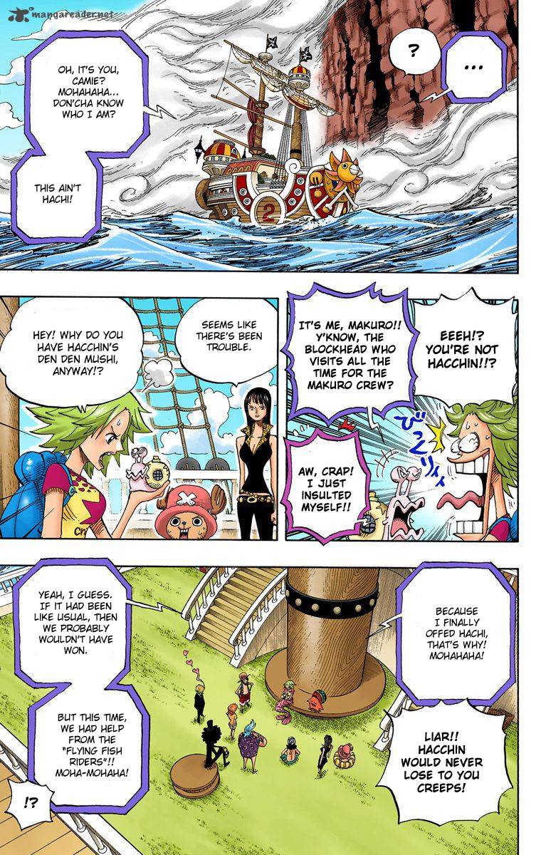 One Piece Colored Chapter 491 Page 8