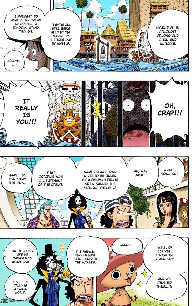 One Piece Colored Chapter 492 Page 14