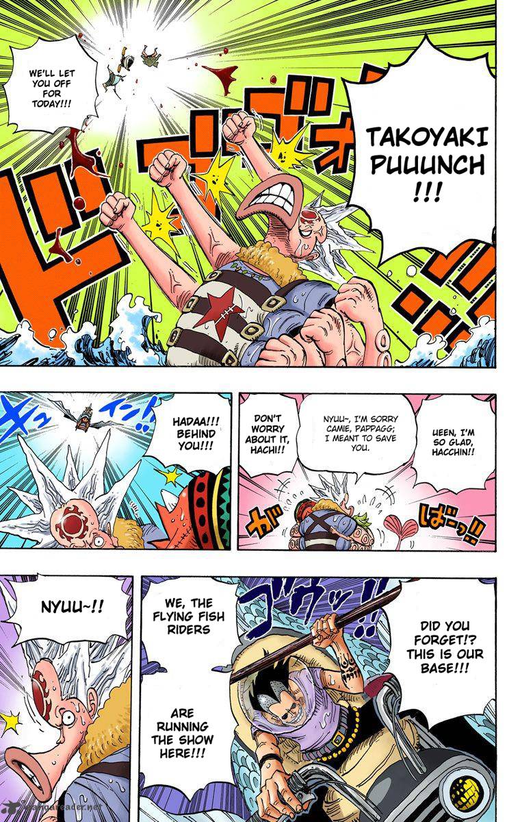 One Piece Colored Chapter 493 Page 10