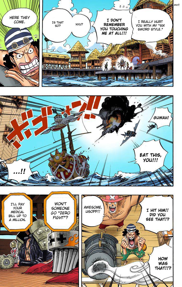 One Piece Colored Chapter 493 Page 12