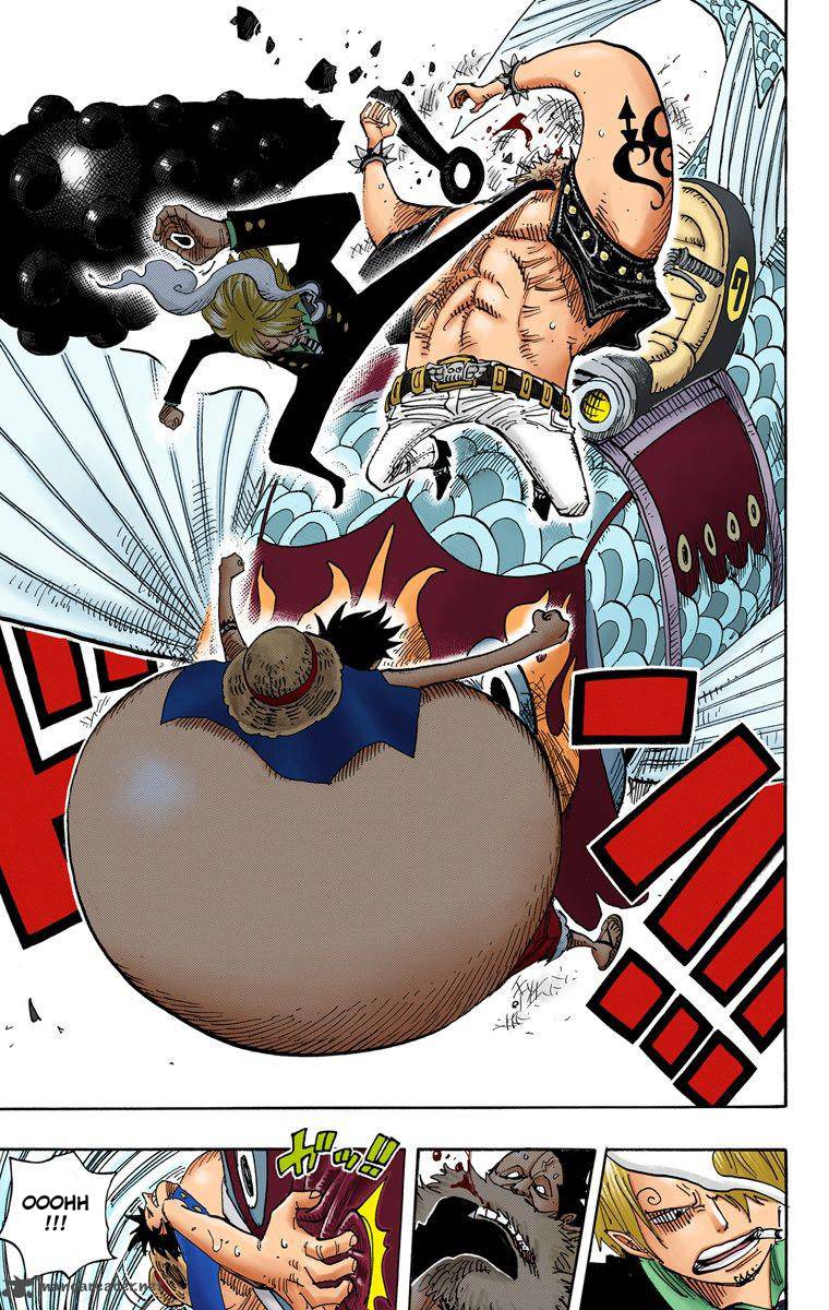 One Piece Colored Chapter 493 Page 14