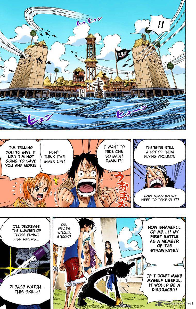 One Piece Colored Chapter 493 Page 16