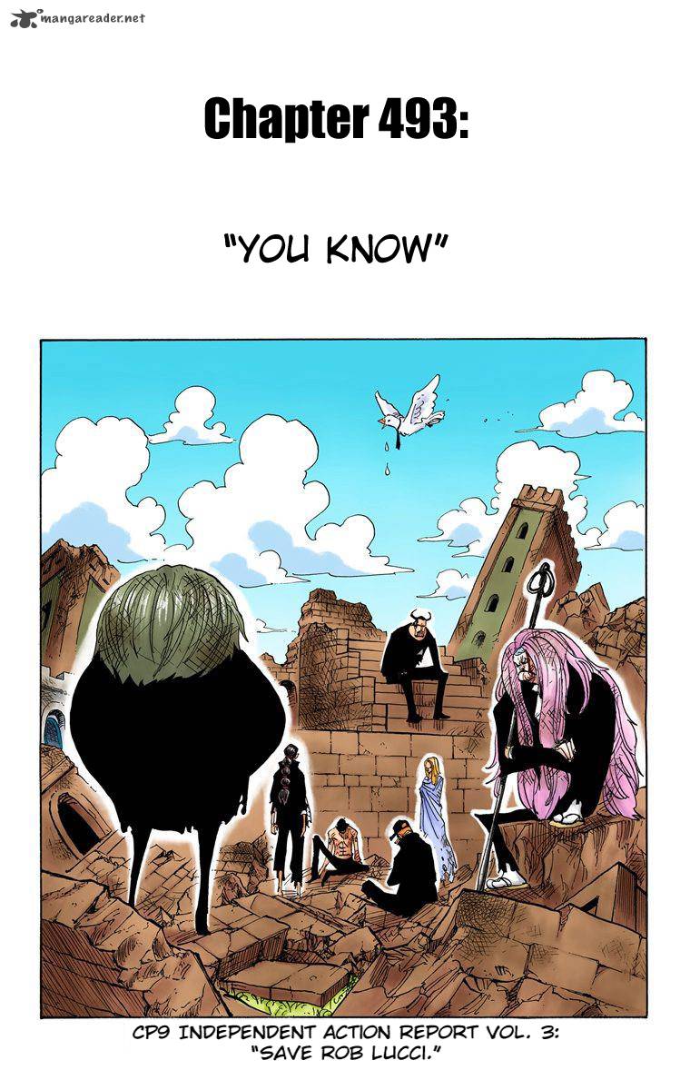 One Piece Colored Chapter 493 Page 2