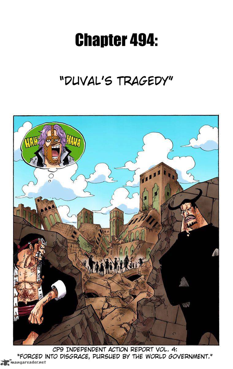 One Piece Colored Chapter 494 Page 2