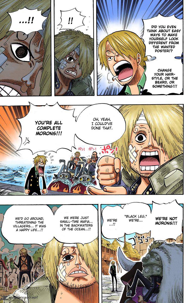 One Piece Colored Chapter 495 Page 4