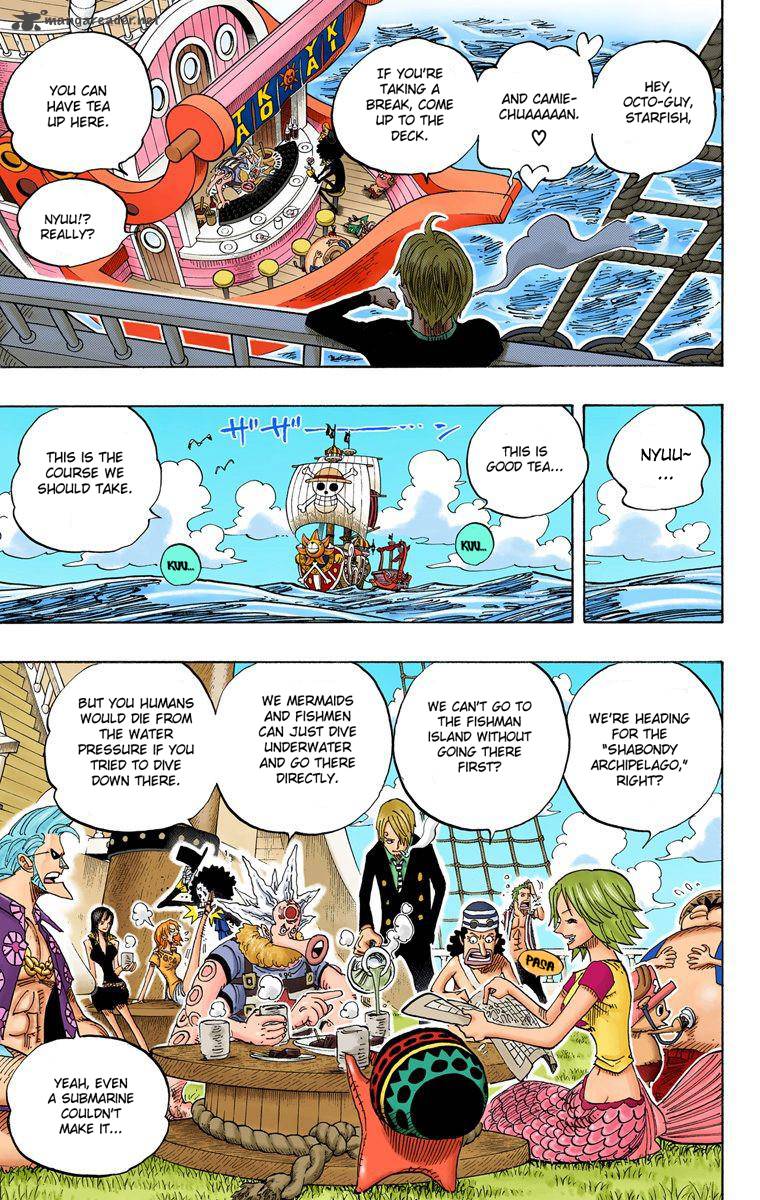 One Piece Colored Chapter 496 Page 10