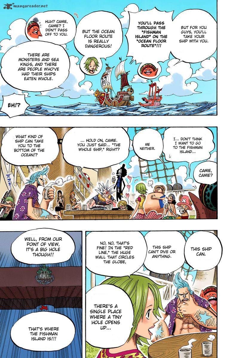One Piece Colored Chapter 496 Page 12