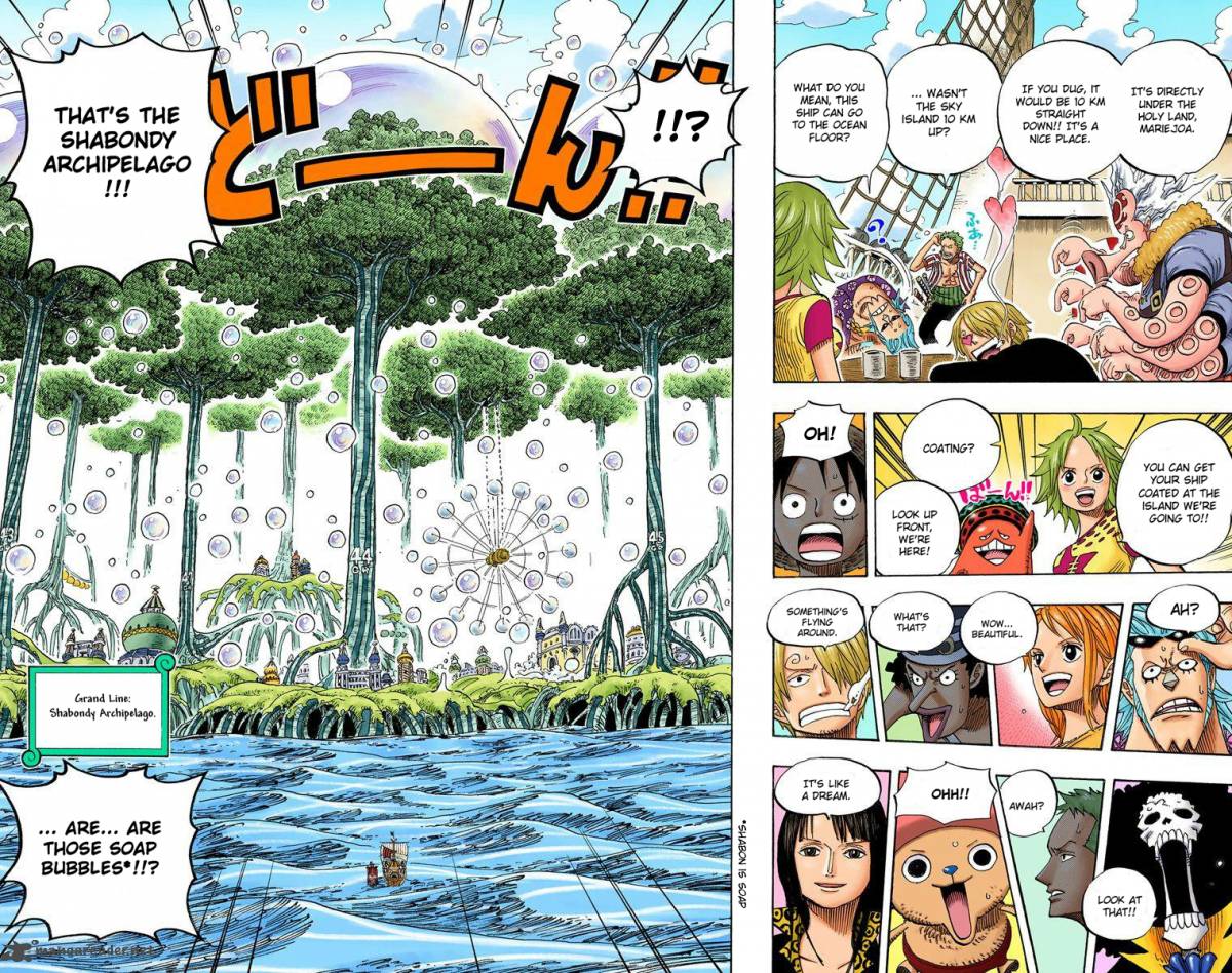 One Piece Colored Chapter 496 Page 13