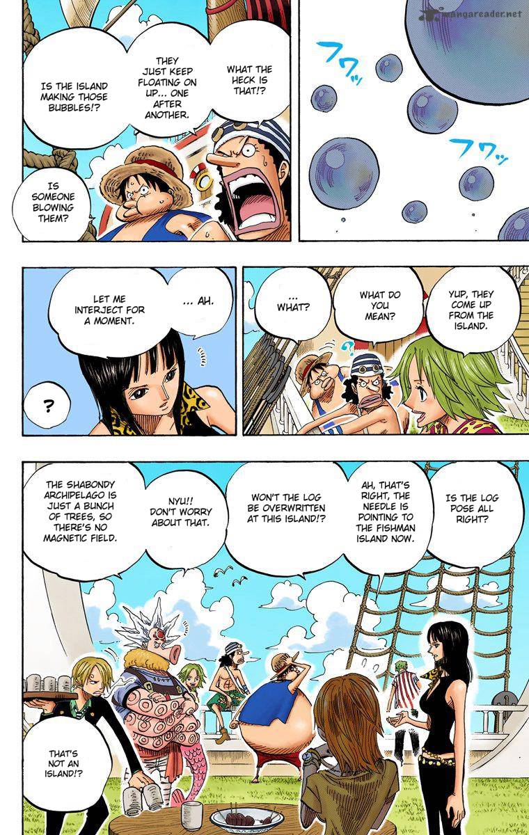 One Piece Colored Chapter 496 Page 14