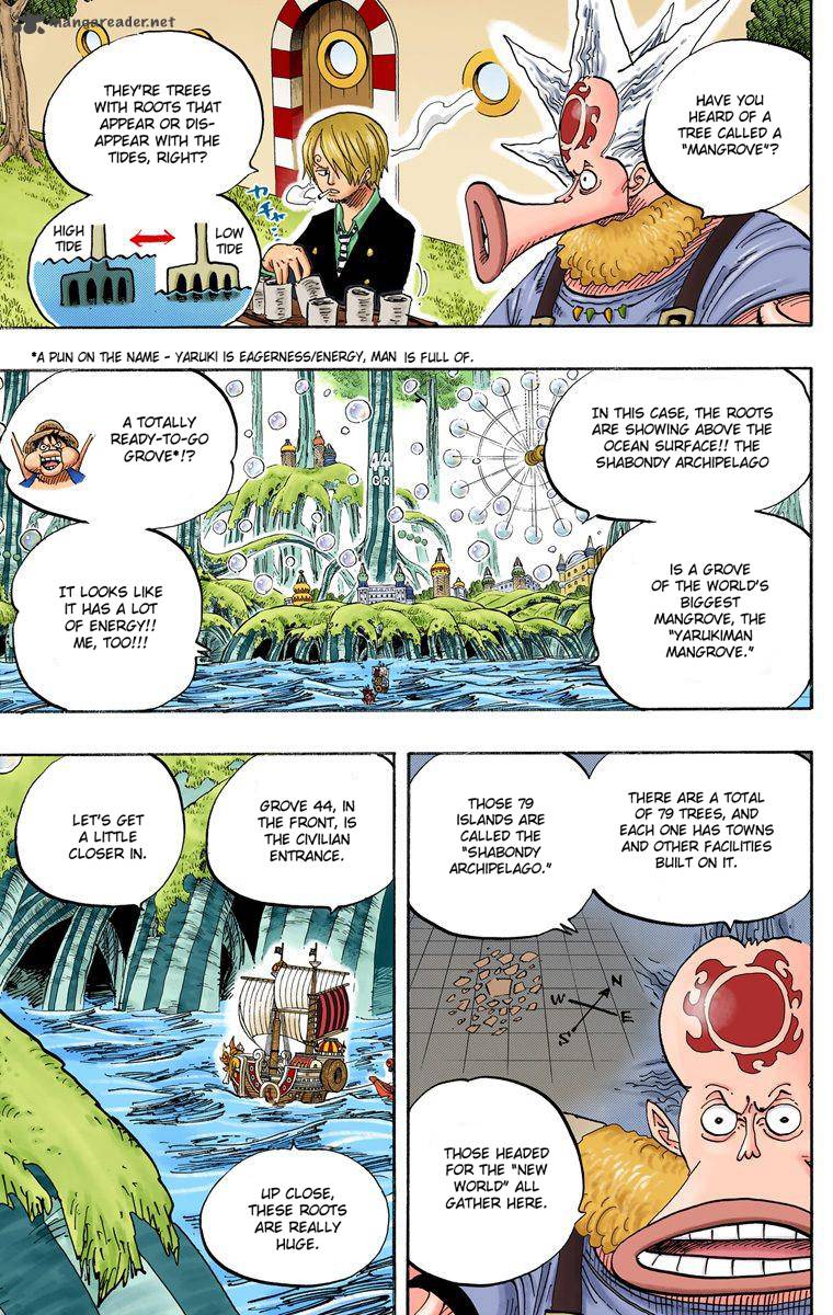 One Piece Colored Chapter 496 Page 15