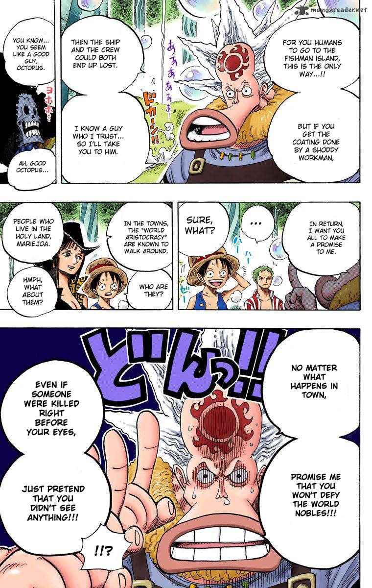 One Piece Colored Chapter 496 Page 19
