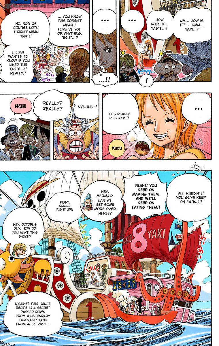 One Piece Colored Chapter 496 Page 4