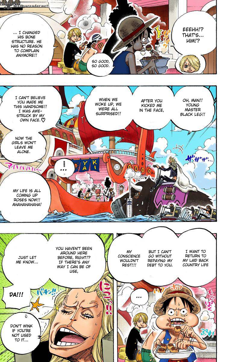 One Piece Colored Chapter 496 Page 6