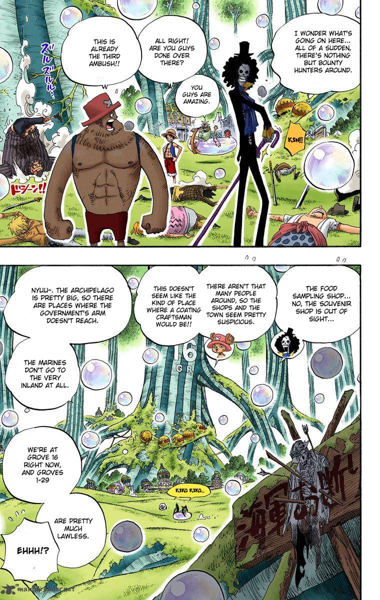One Piece Colored Chapter 498 Page 4
