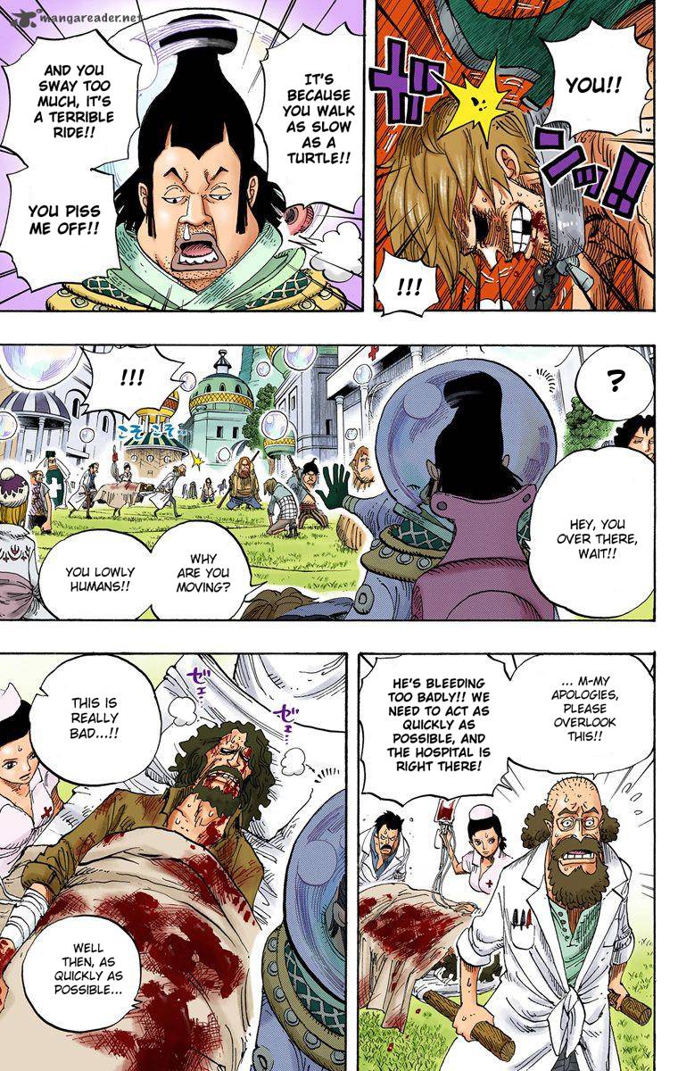One Piece Colored Chapter 499 Page 11